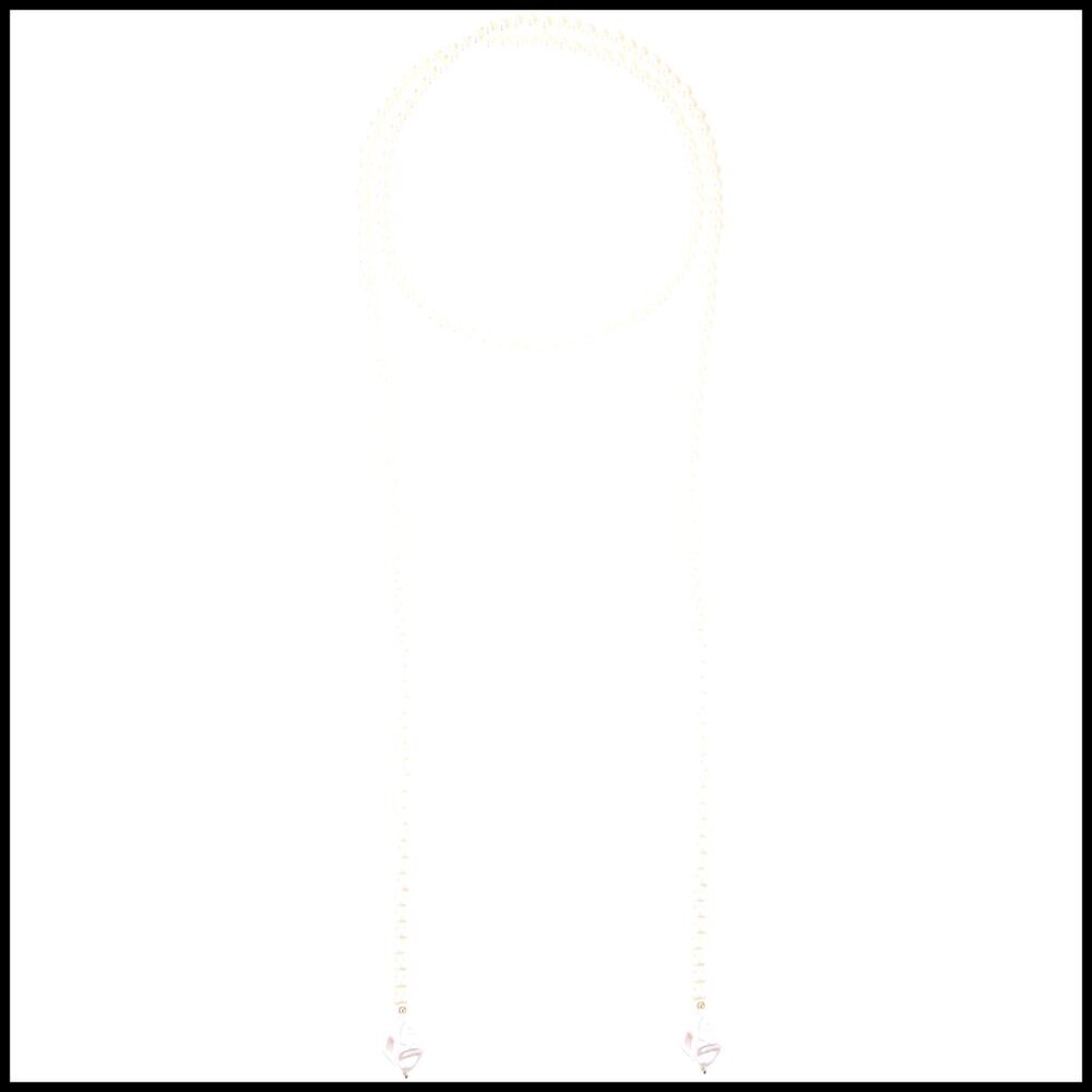 Vintage Pearl Necklace 1920s Style Elegant Long Chain Costume Jewelry Gift